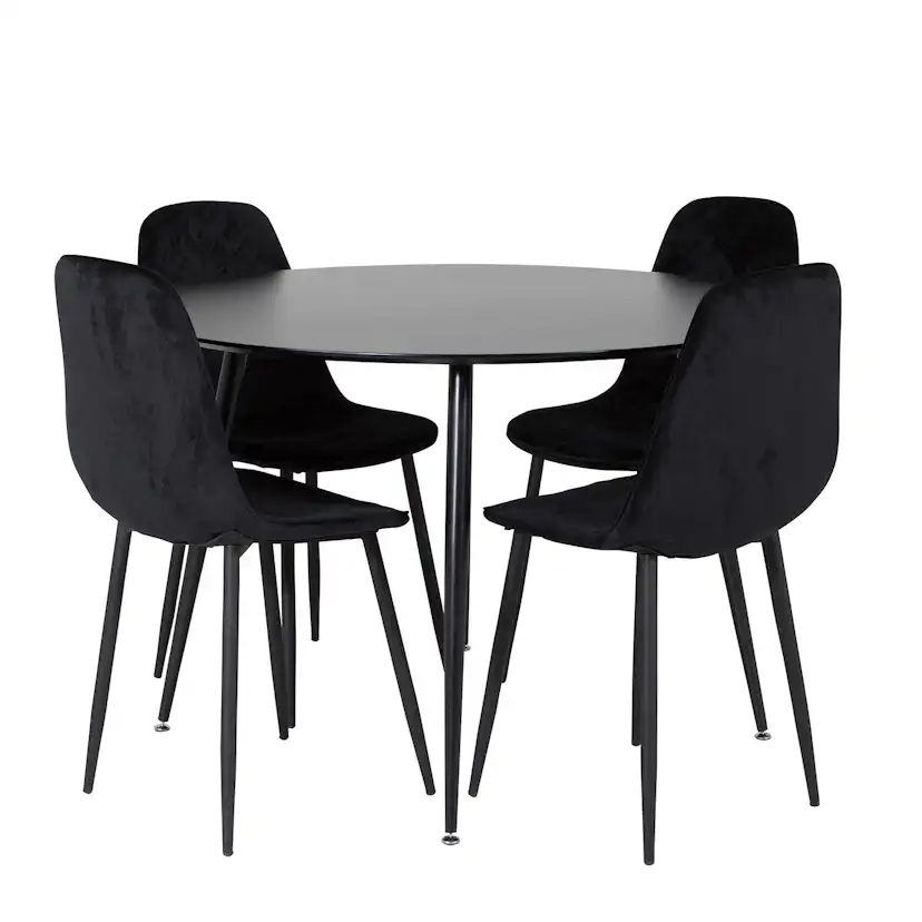 Matgrupp Venture Home Silvia med 4 Phoi Stolar Runt