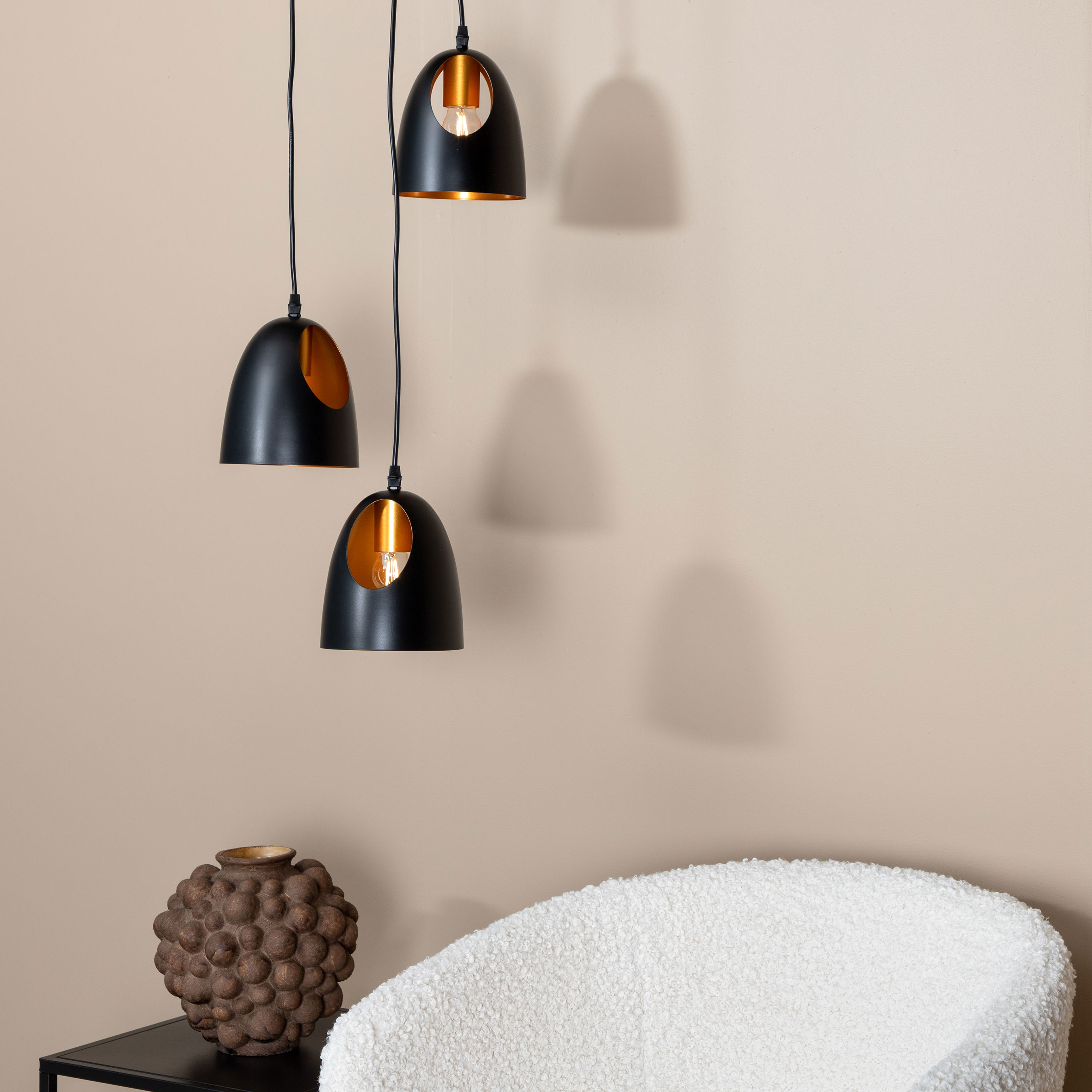 Taklampa Venture Home Emilio Rund 3L