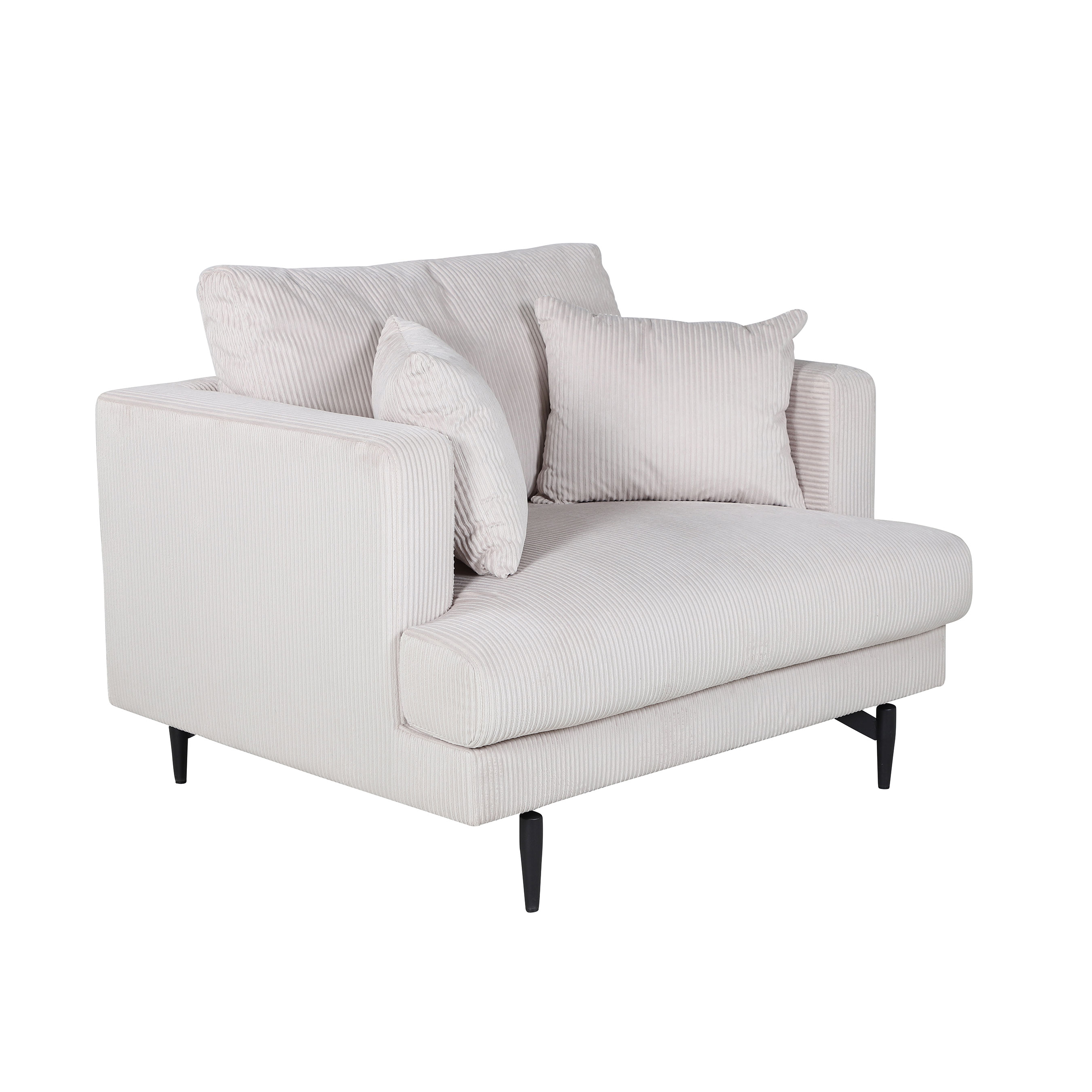 Fåtölj Venture Home Sofia Manchester Beige Sittbredd 106 cm