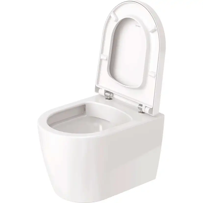 Vägghängd Toalettstol Duravit ME by Starck Rimless 253009 inkl Toalettsits