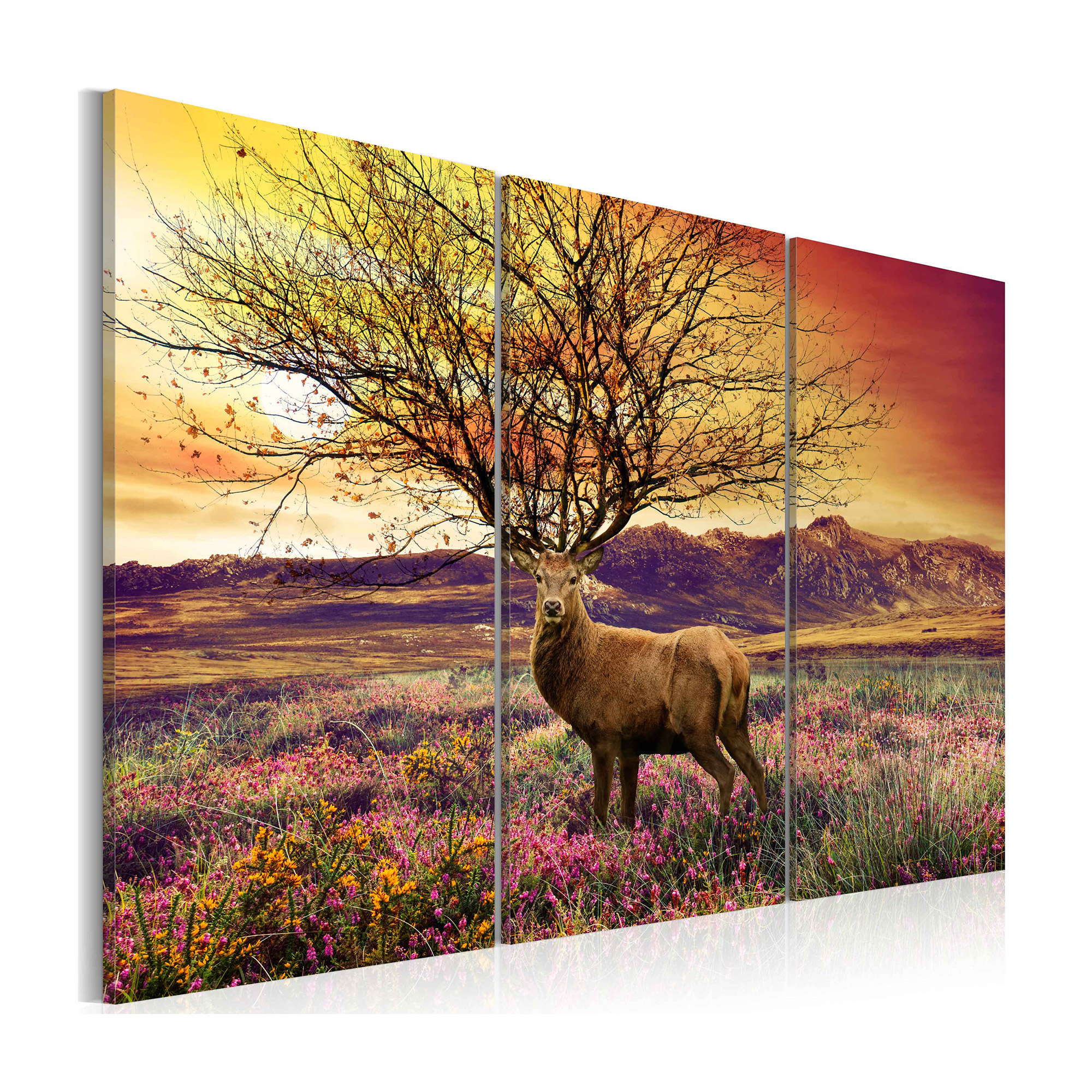 Tavla Arkiio Fancy Hjorthorn Triptych