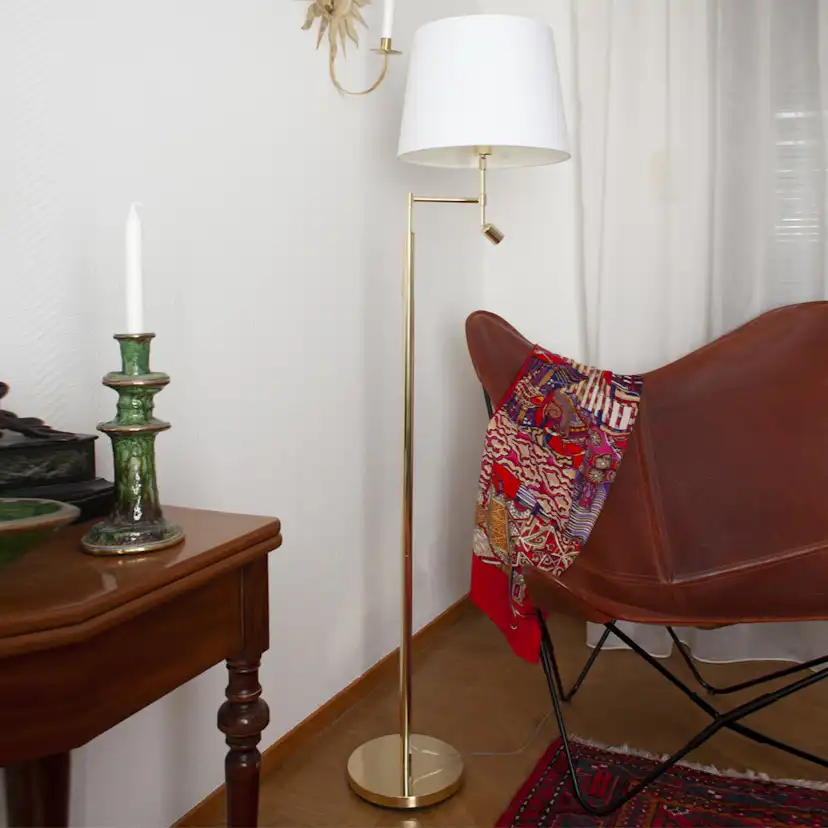 Orlando h138cm mässing/vit Mässing/Vit