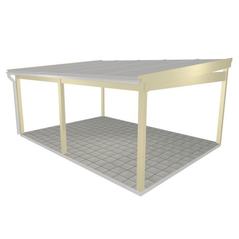 Uterumsstomme  Skimmra  B 5645 x D 4130mm med Mittstolpe B 5645 x D 4130 mm