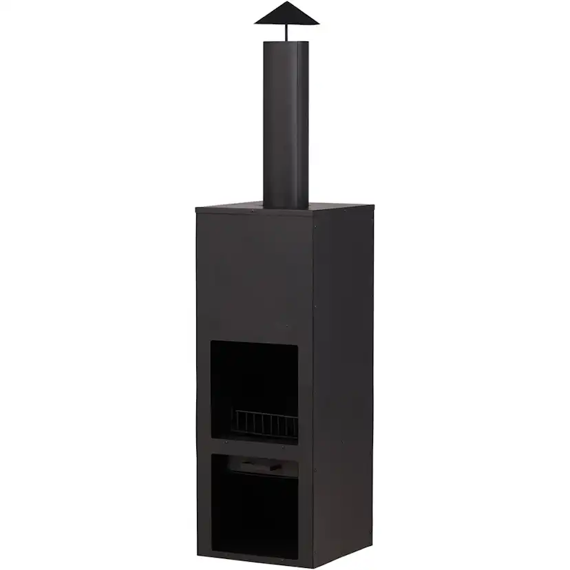 Makarima Firepit Steel - Black Svart