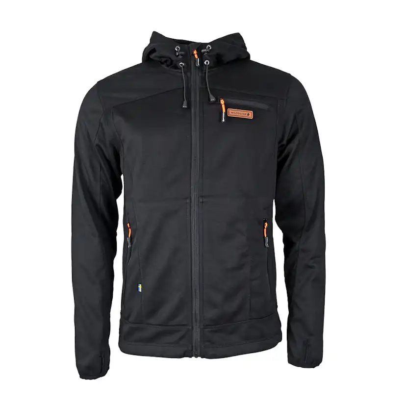 Fleecejacka Woodline Optima Svart
