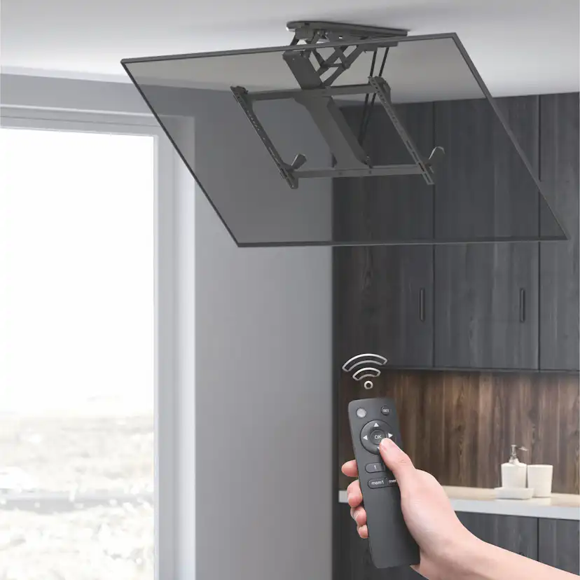 Motoriserat Flipdown-takfäste LogiLink För TV 32-70 tum