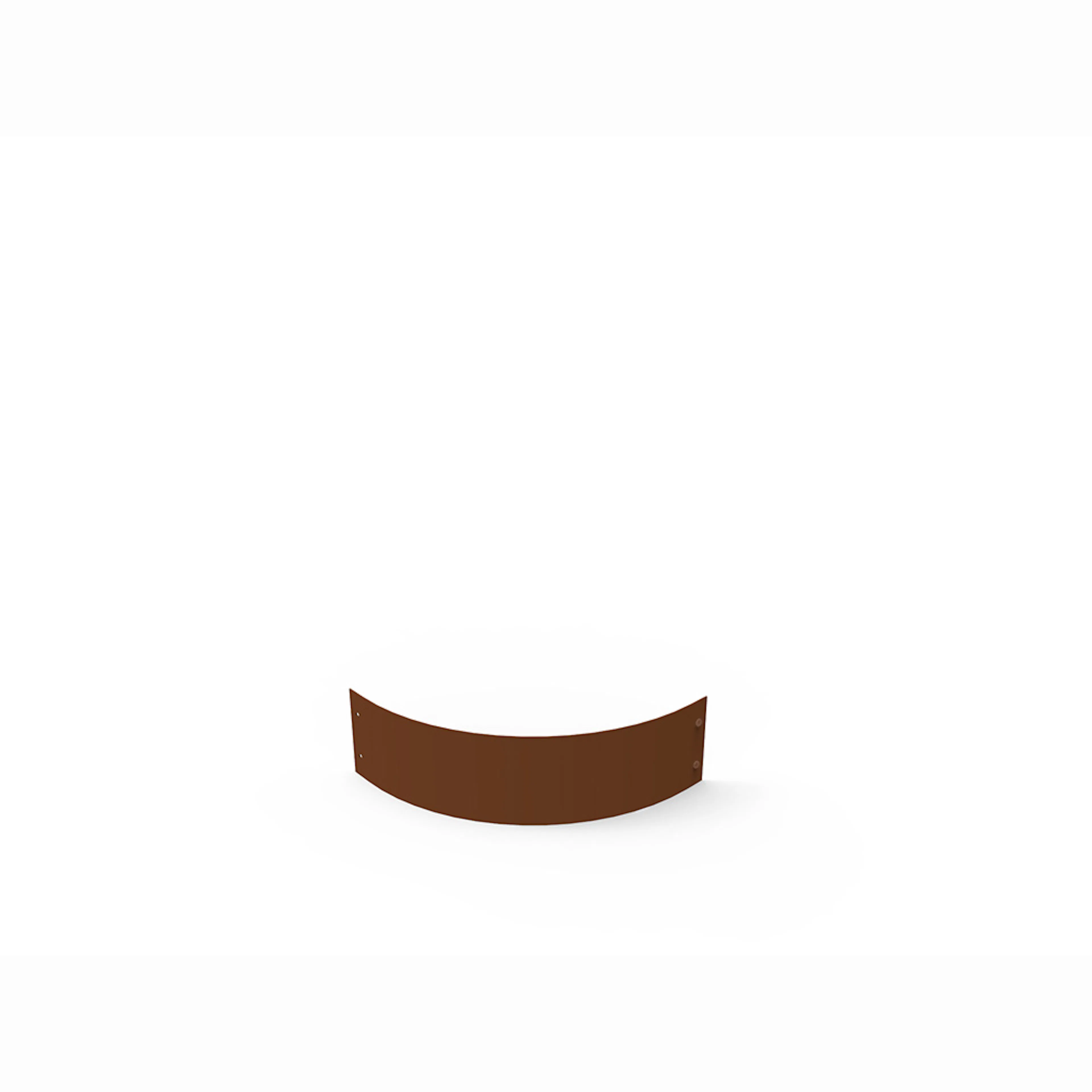 Planteringskant corten 120 mm kvartsbåge 500 mm L: 500 mm