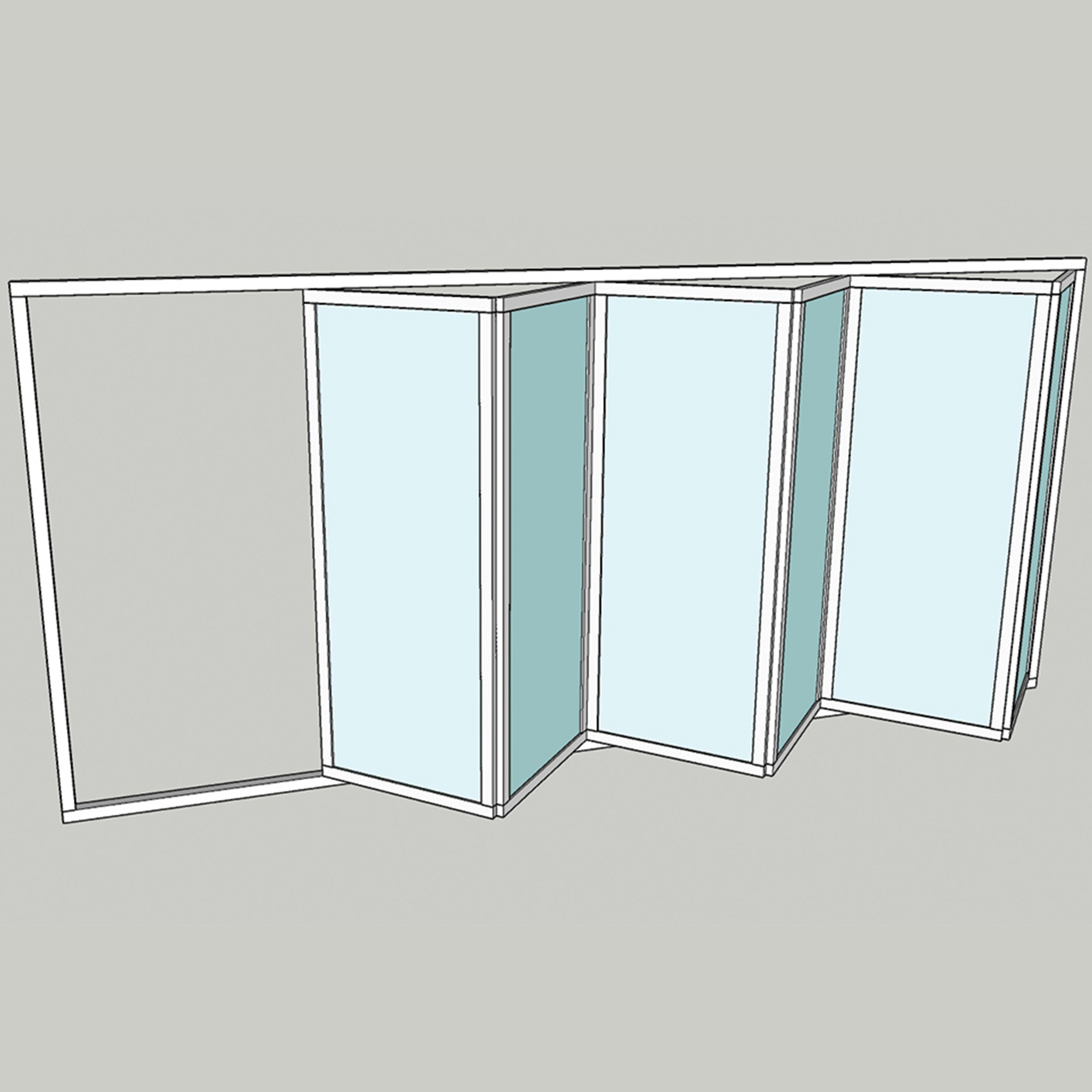 Vikparti Allvy Sunroom s30 6-Delad