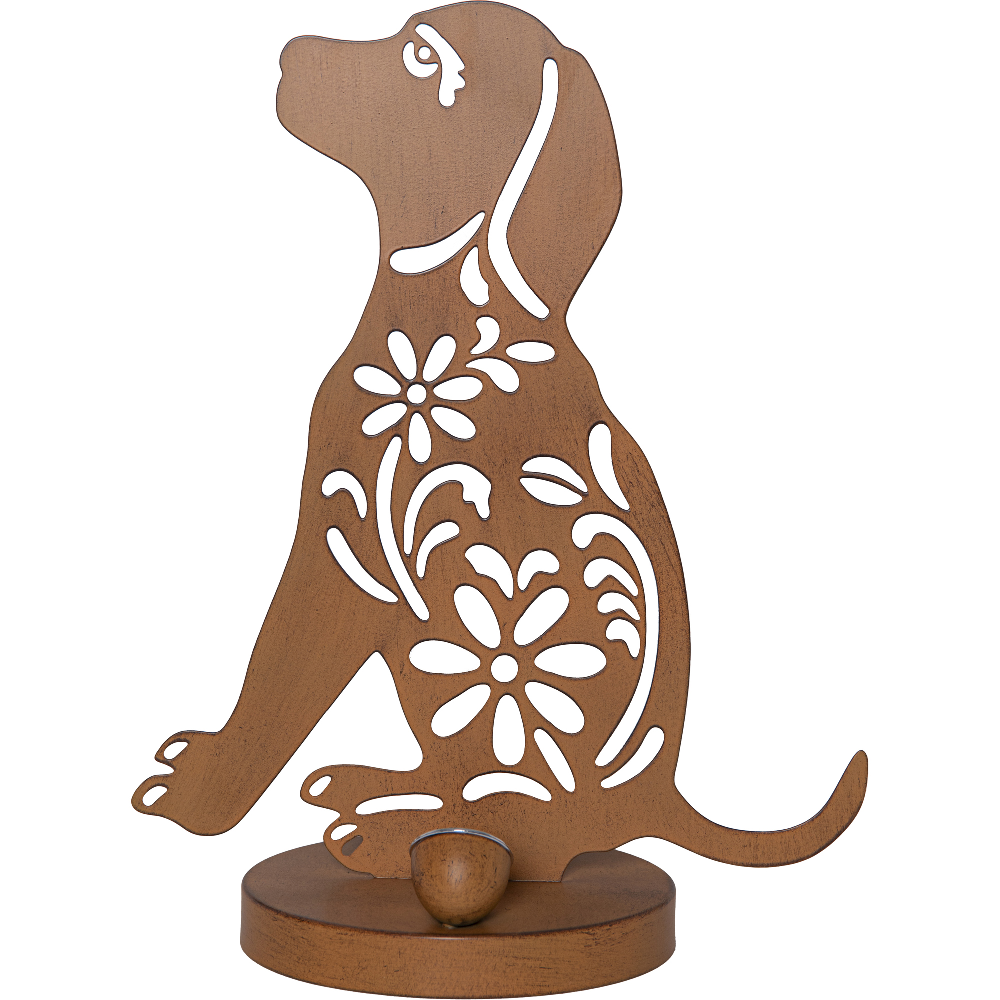 Solcellsdekoration Star Trading Oxidog Rost 33 cm