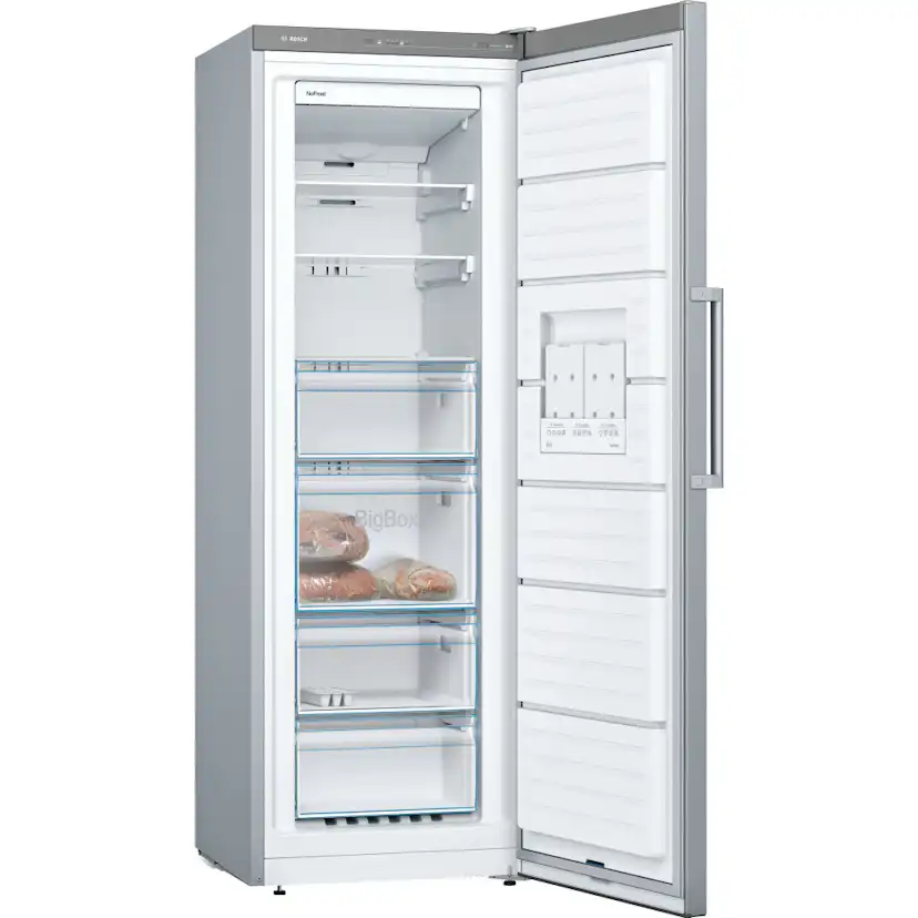 Kyl- och Fryspaket Bosch Serie 4 KSV33VLEP + GSN33VLEP 176 cm Rostfri Look