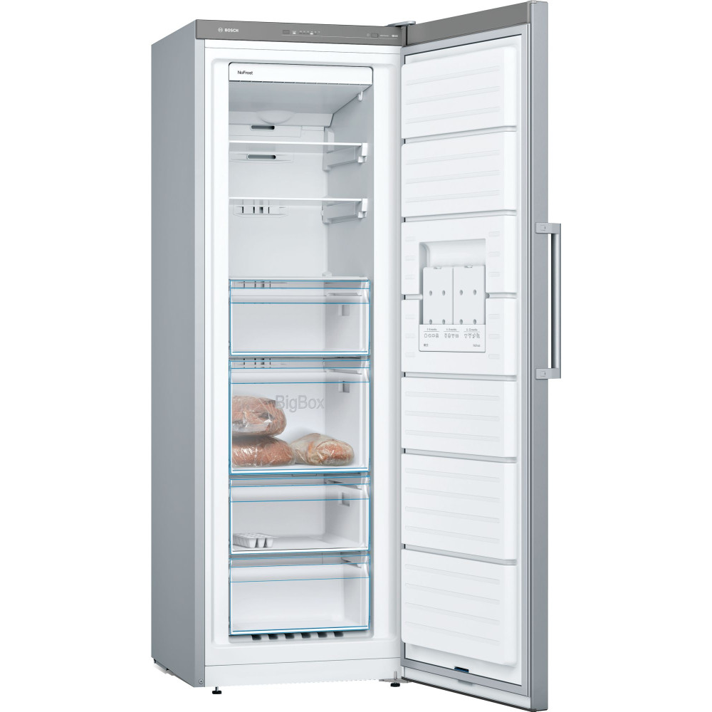 Kyl- och Fryspaket Bosch Serie 4 KSV33VLEP + GSN33VLEP 176 cm Rostfri Look