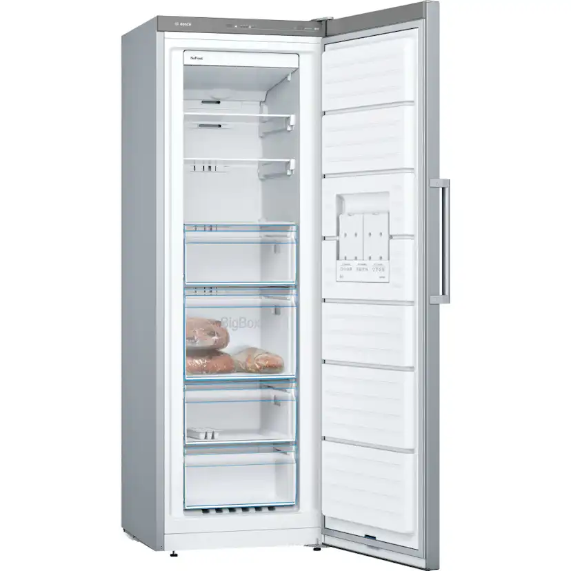 Kyl- och Fryspaket Bosch Serie 4 KSV33VLEP + GSN33VLEP 176 cm Rostfri Look