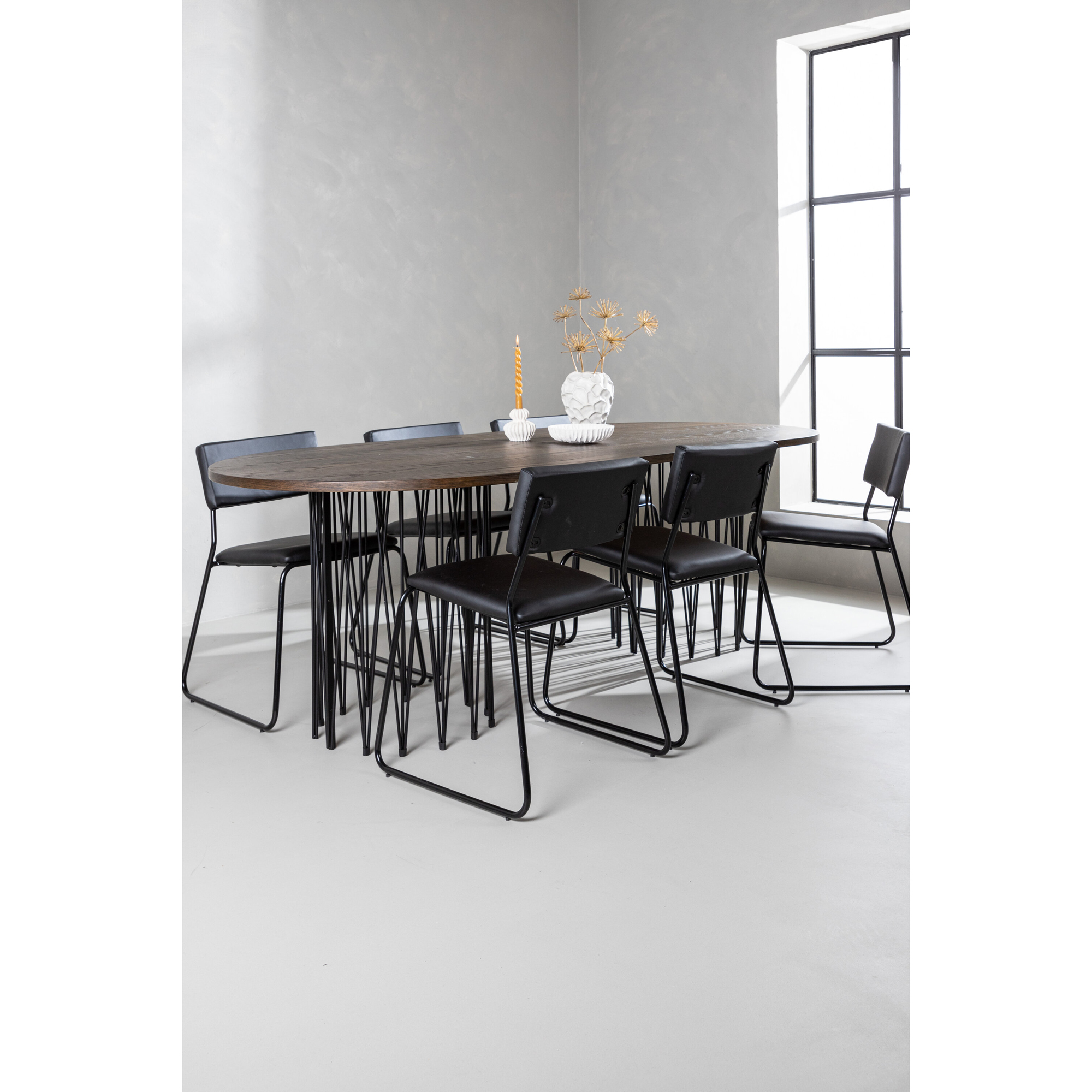 Matgrupp furniture/fashion Stone med 6 Kenth Stolar