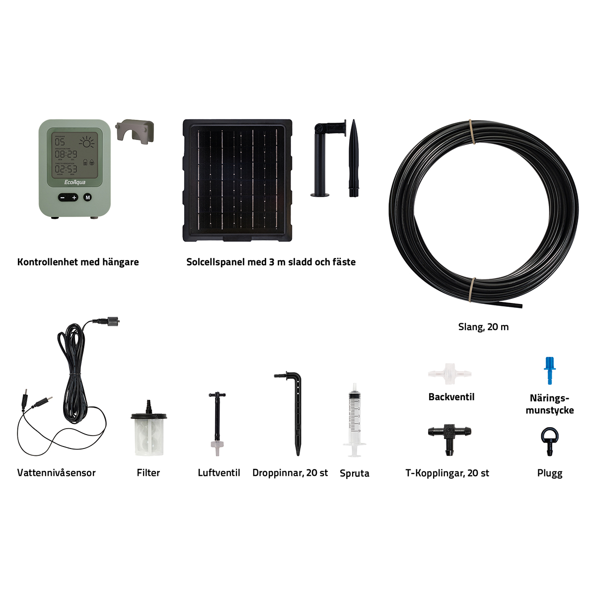 Droppbevattning Greenline N20/40 EcoAqua Automatiskt System