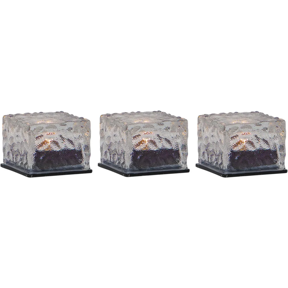 Solcellsljus Star Trading Icecube 3-pack