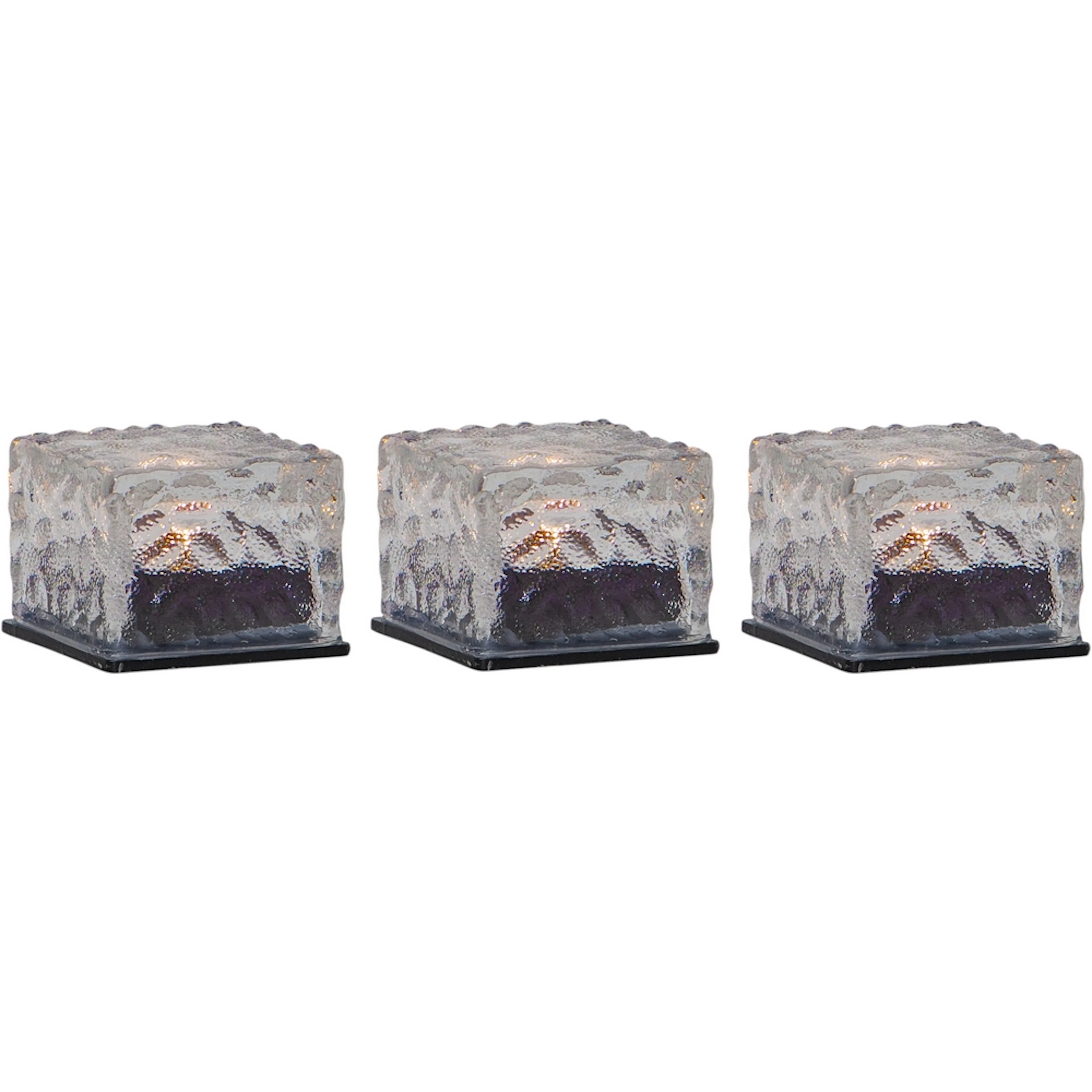 Solcellsljus Star Trading Icecube 3-pack