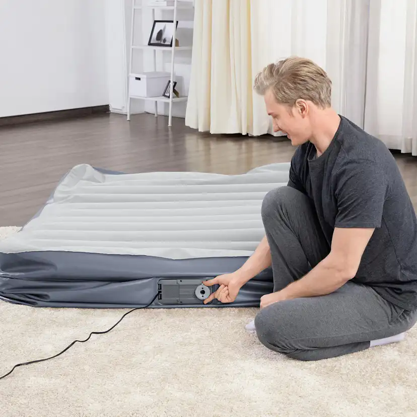 Uppblåsbar Madrass Bestway Tritech Quadcomfort Airbed Queen