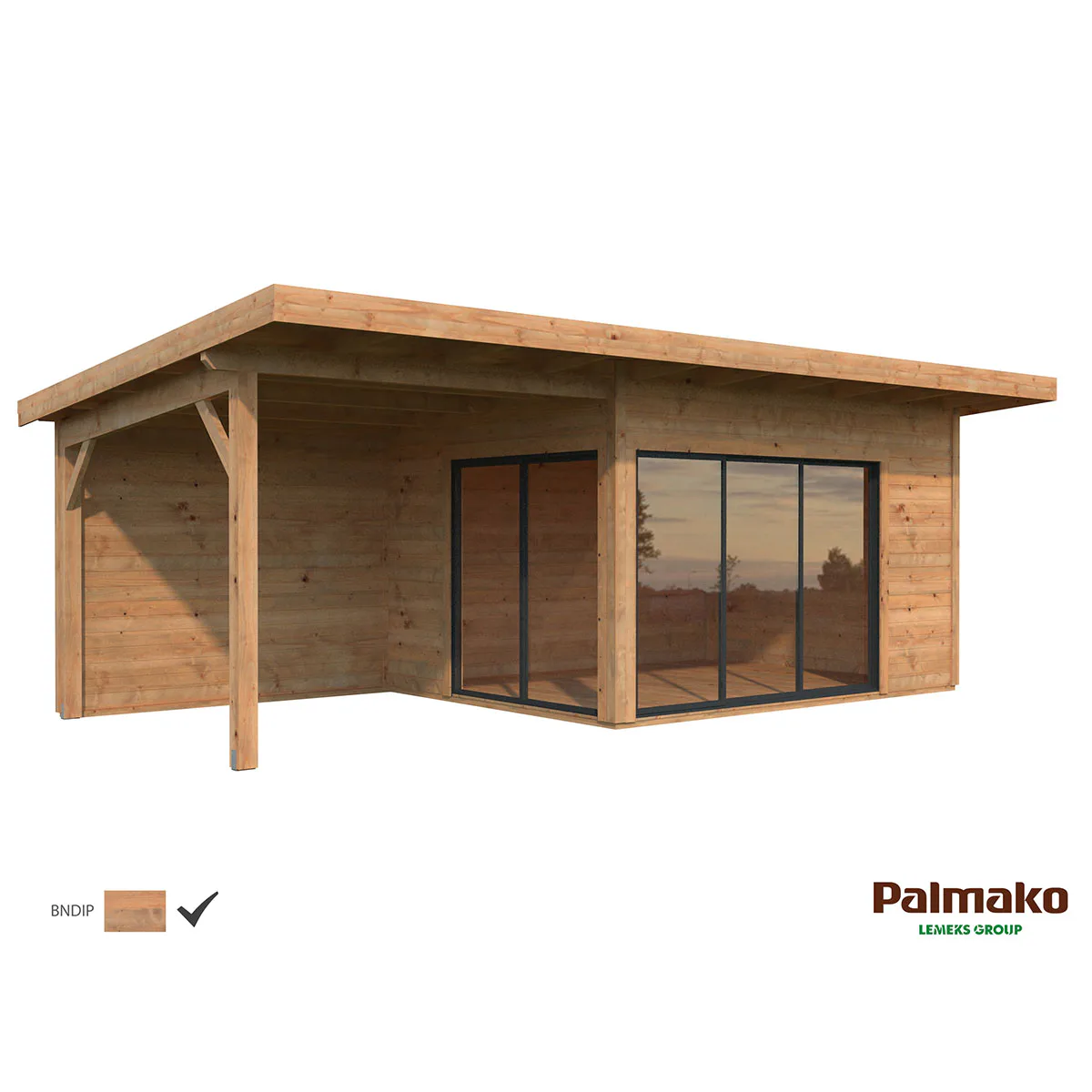 Stuga Palmako Andrea 20,0 m2 (inv. 11,2 m2)