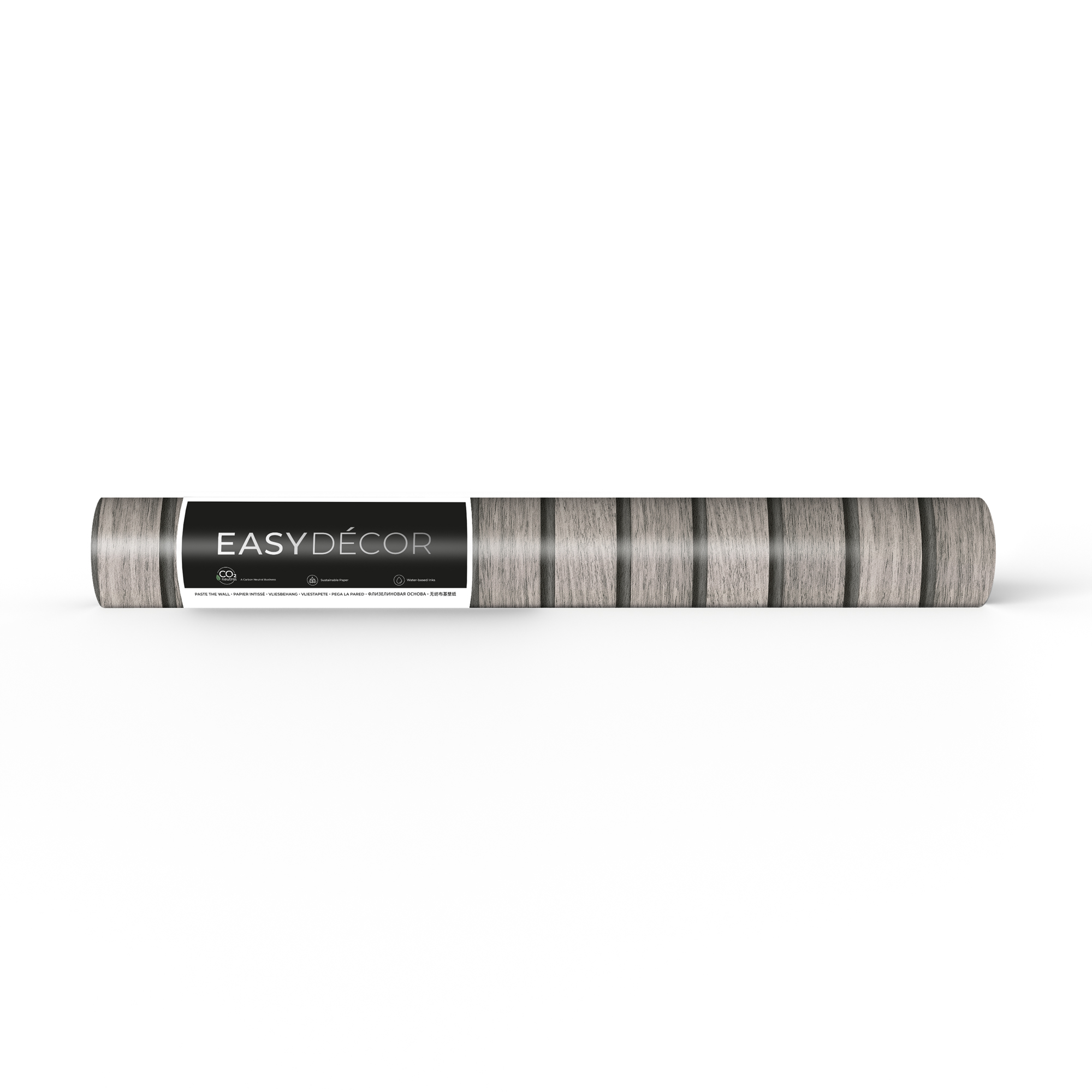 Tapet Easy Decor Trä Strokes 121109 EasyUp, Mönstrad Grå Brun