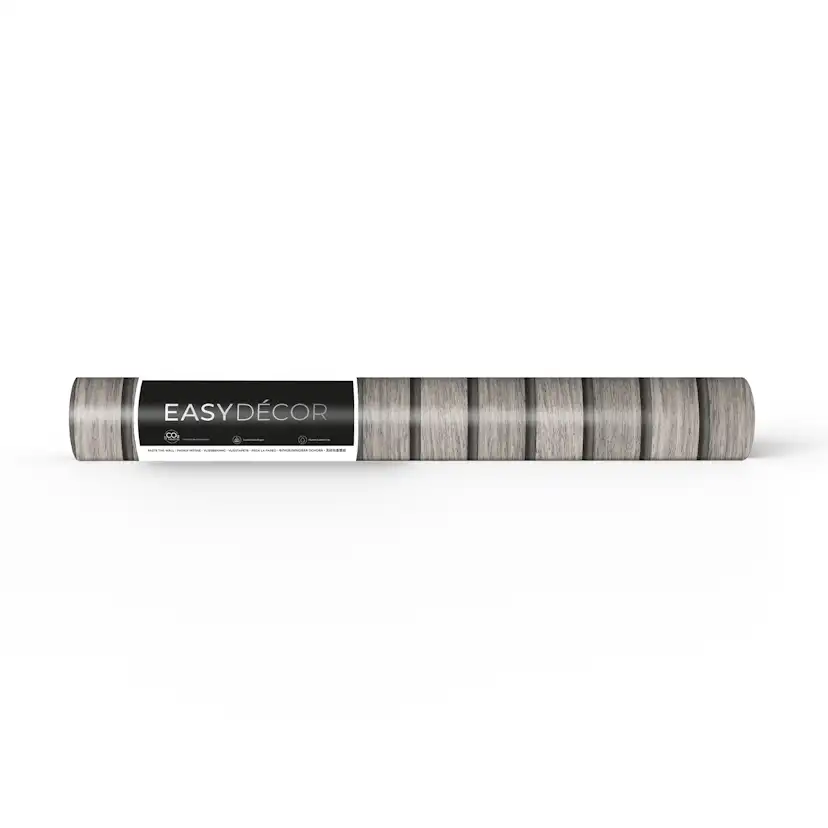 Tapet Easy Decor Trä Strokes 121109 EasyUp, Mönstrad Grå Brun