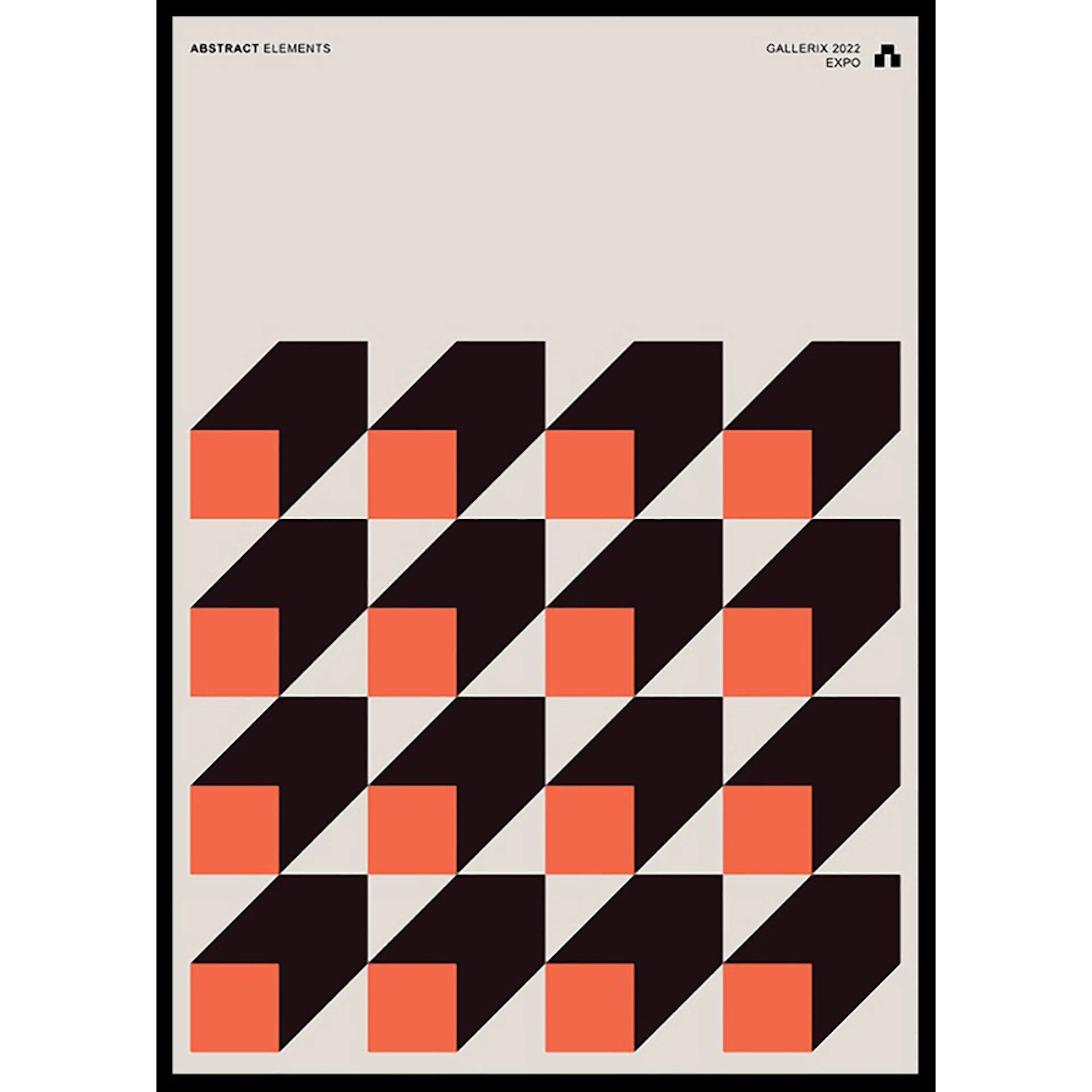 Poster Gallerix Abstract Elements No2