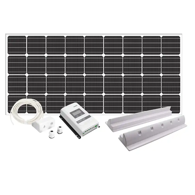 Solcellspaket Sunwind Caravan 200W MPPT, spoiler