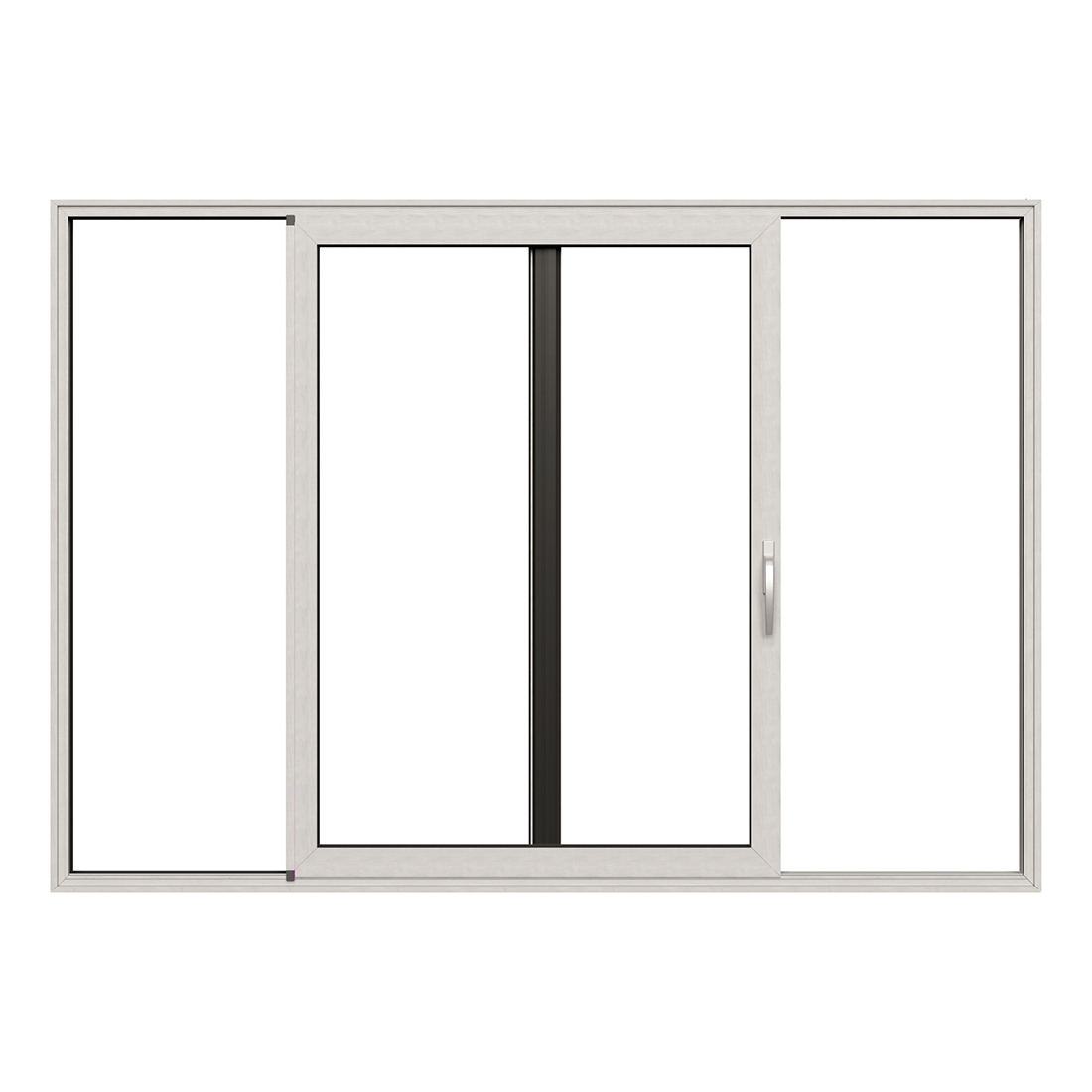 Skjutdörr NorDan HelAlu Aluminium 2-Delad Enkelspår