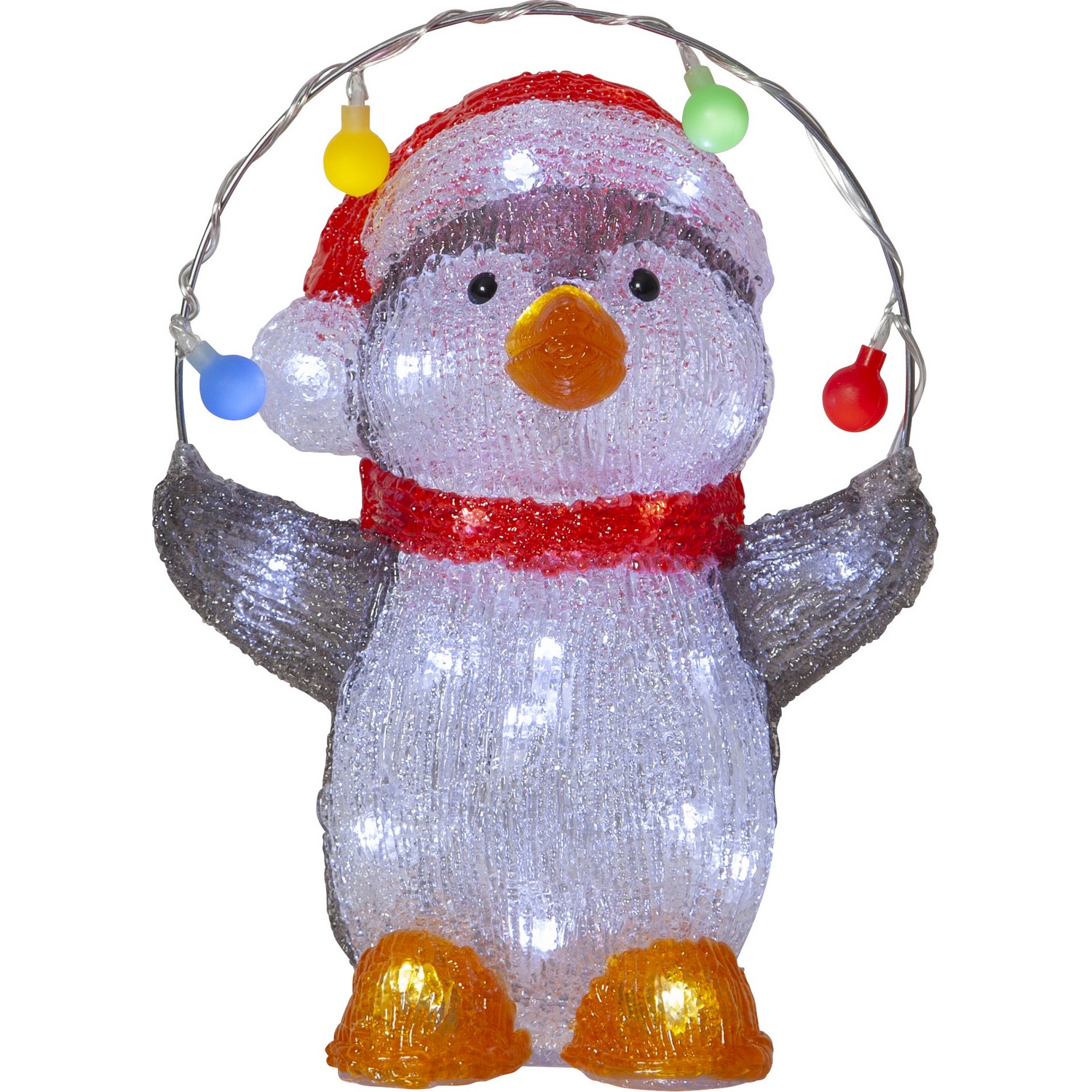 Dekorationsfigur Star Trading Crystalo Pingvin