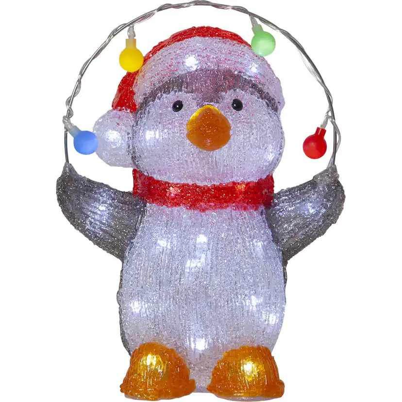 Dekorationsfigur Star Trading Crystalo Pingvin