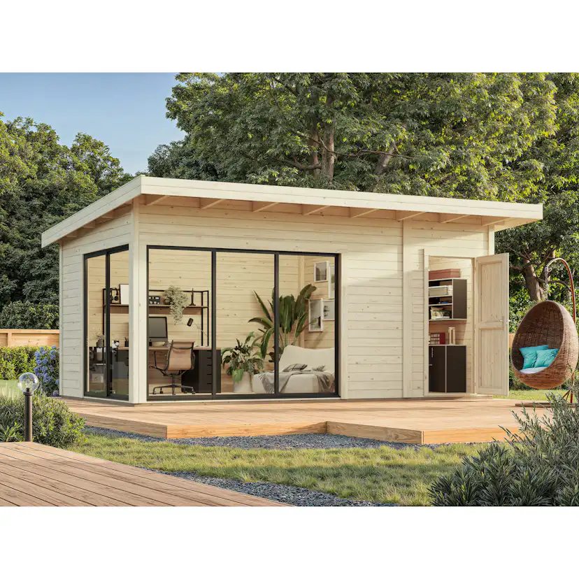 Stuga Palmako Andrea 15,9 m² Slide (inv. 15,2 m²)