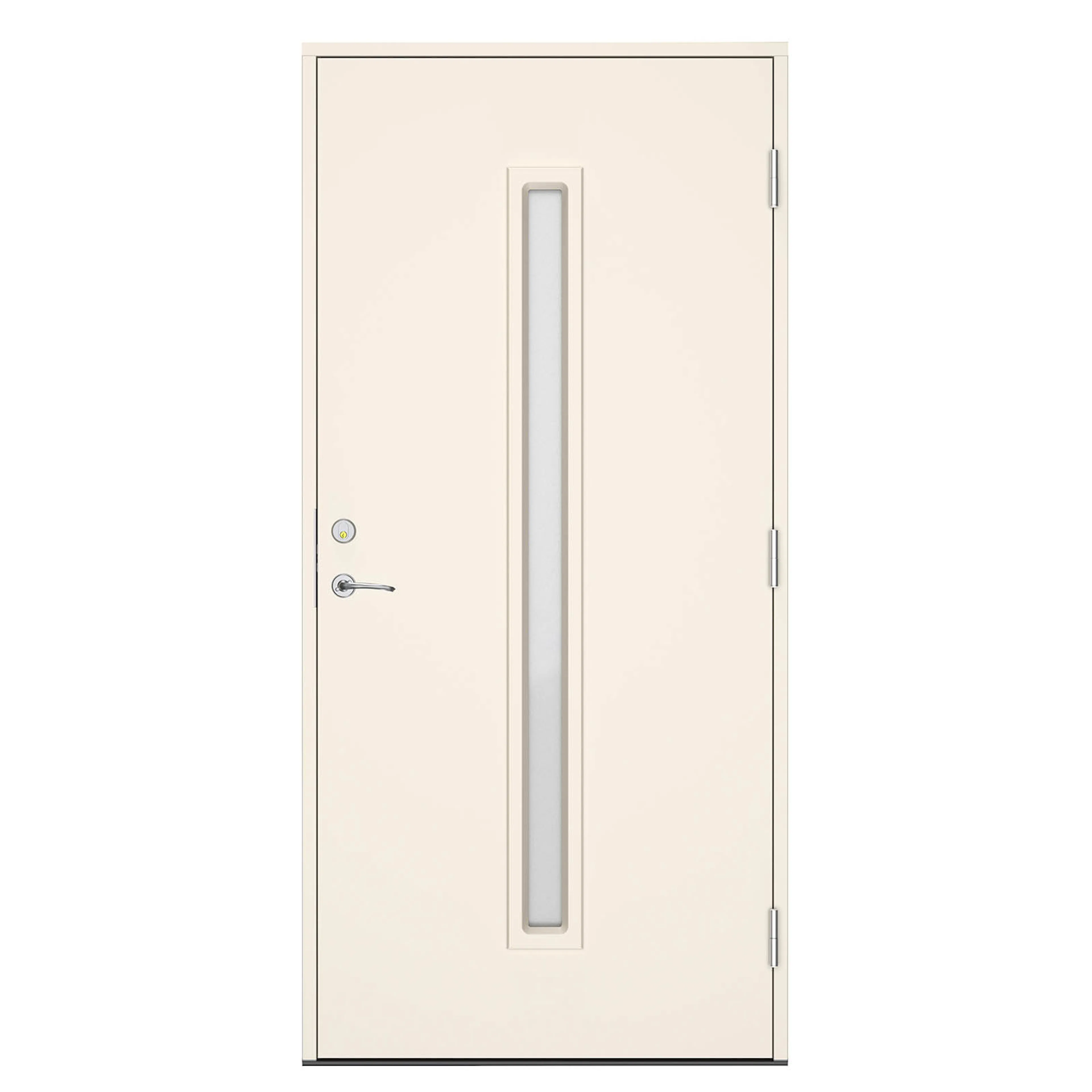 Ytterdörr Swedoor Clever-Line+ Hamra Norwegian Edition -  LagervaraxNCS-0502-Y Vit 10x21, Vänster