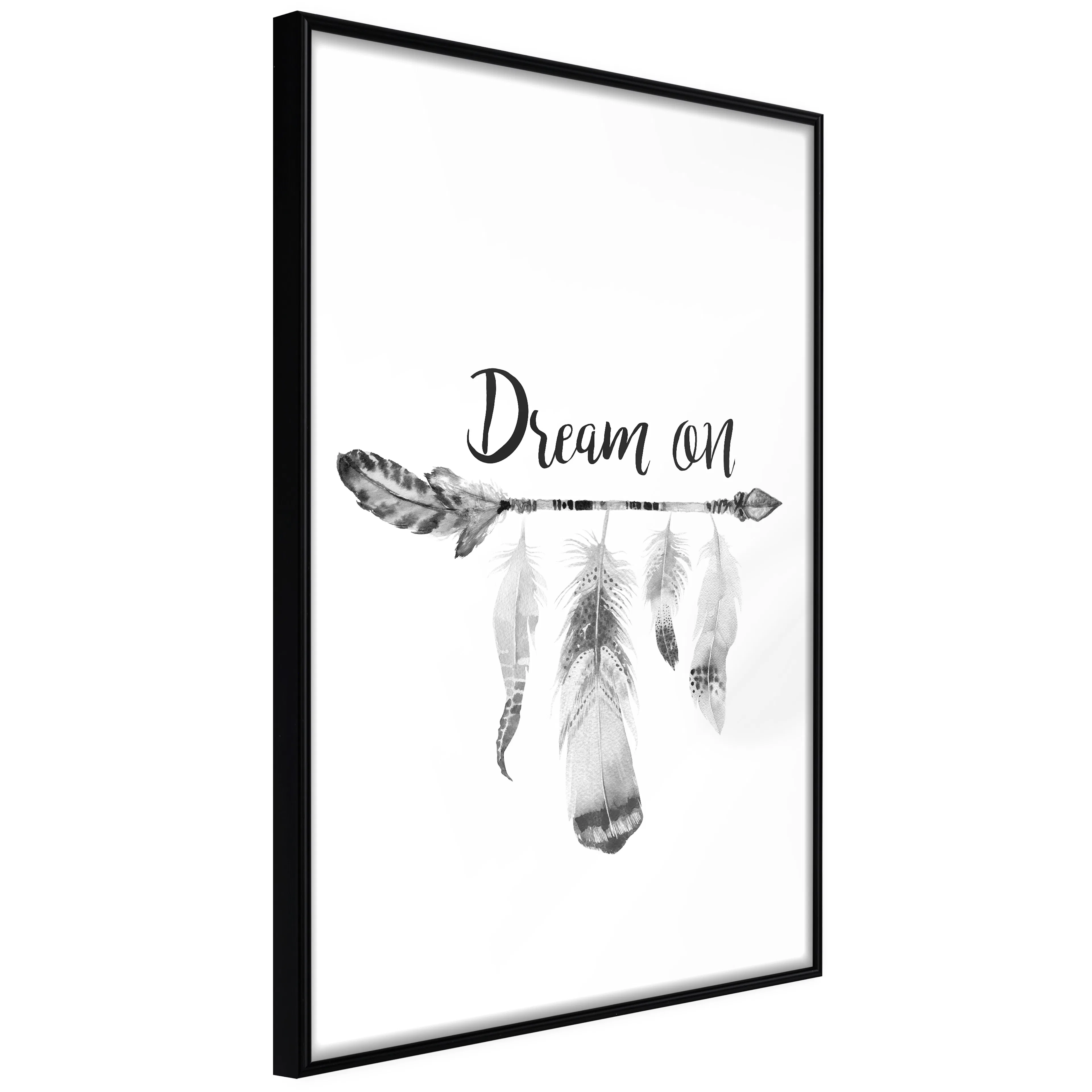Affisch - Dream On [Poster] 40x60 Svart ram, 40x60 cm