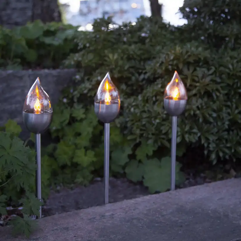 Solcells-pollare Star Trading Mini Olympus Twilight