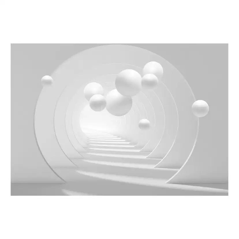 Självhäftande fototapet - 3D Tunnel 98x70 Storlek: 98x70 cm