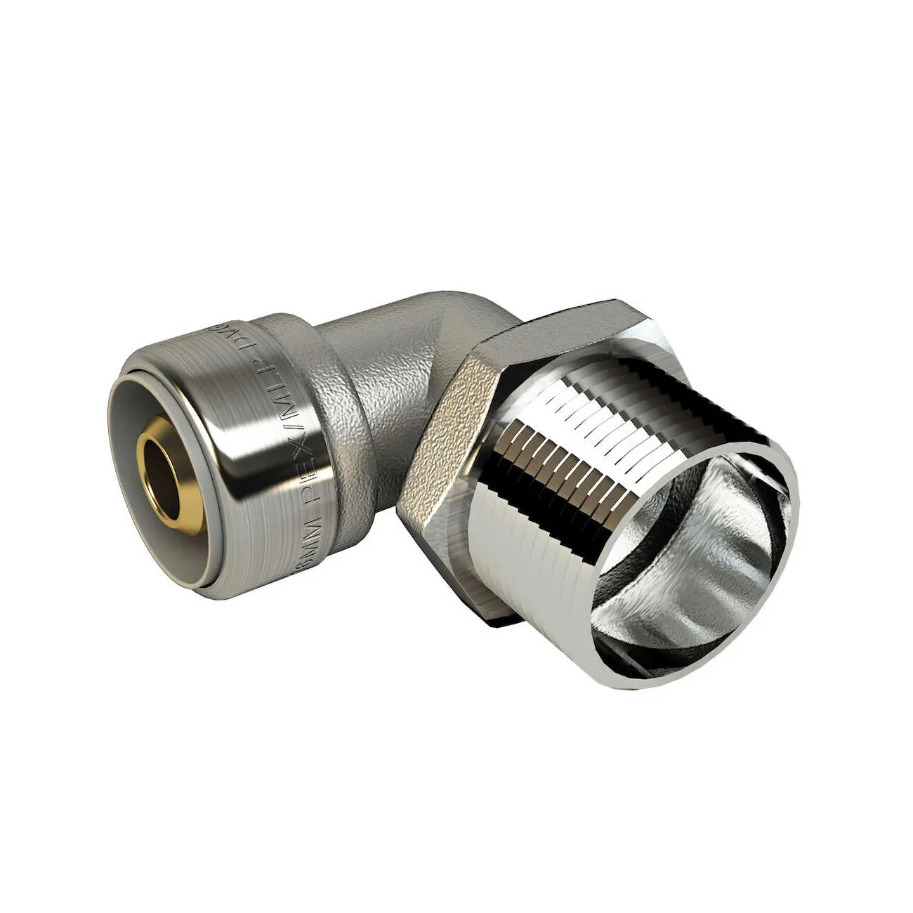 Pushfit LK Systems Vinkel 90° Utvändig Gänga