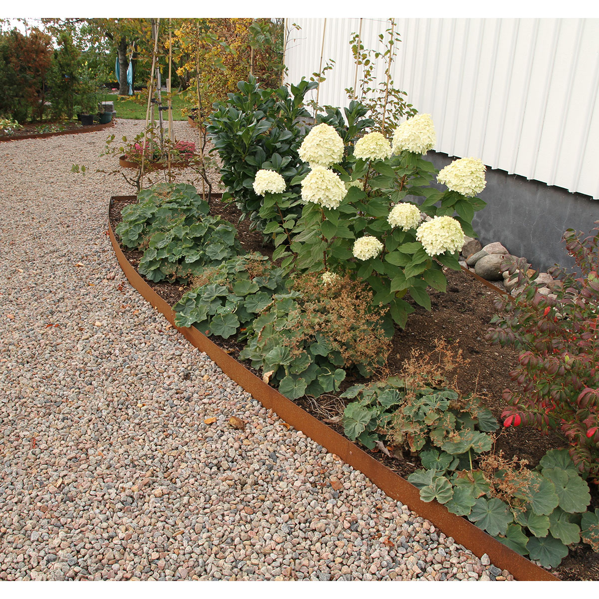 Planteringskant Flexigarden Corten 120 Skarvplåt