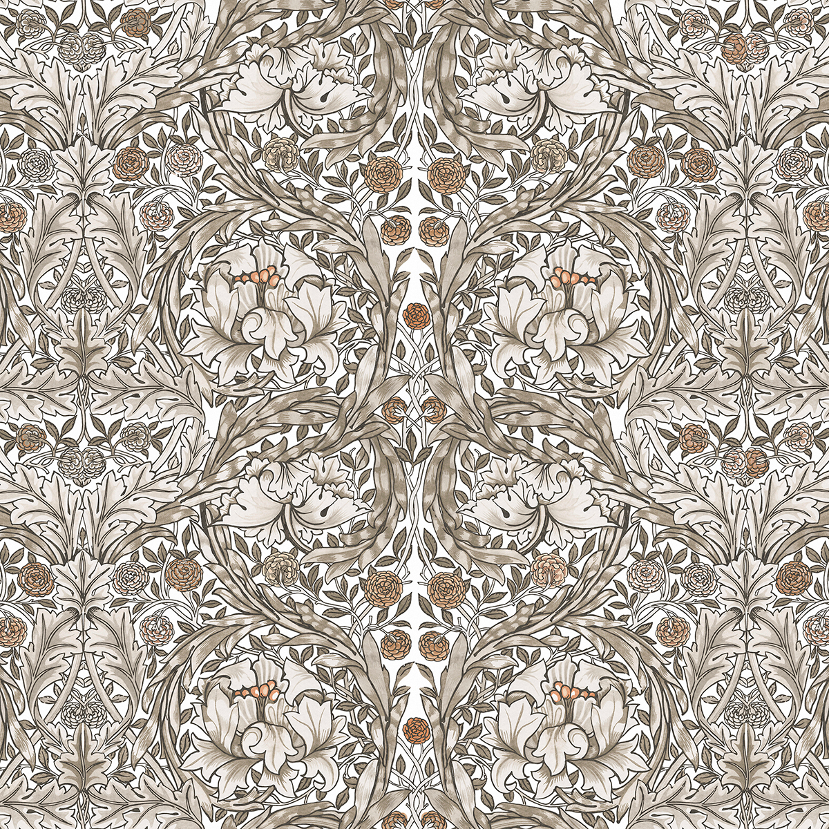 Fototapet William Morris At Home African Marigold Neutral