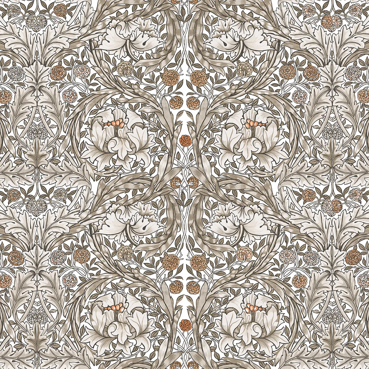 Fototapet William Morris At Home African Marigold Neutral