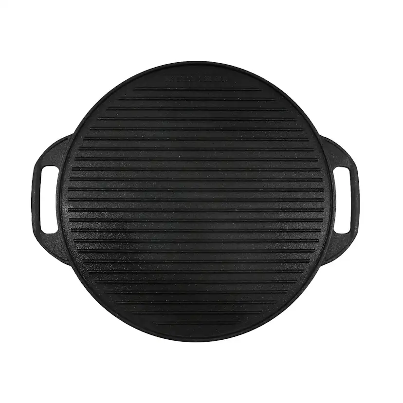 Grillpanna Muurikka Svart Gjutjärnspanna 42cm