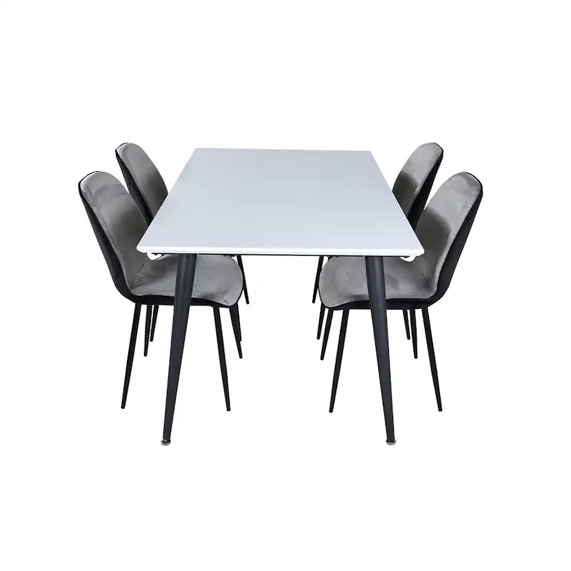 Matgrupp Venture Home Jolie med 4 Elisa Stolar