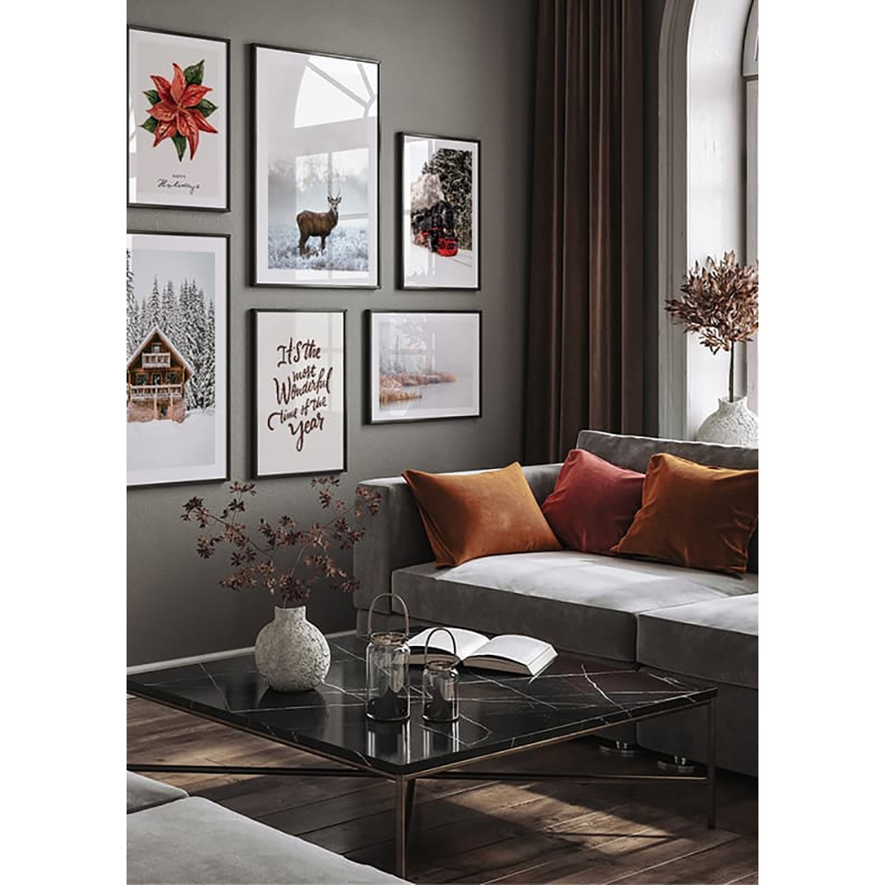 Poster Gallerix Deer In Field