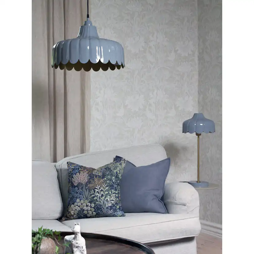Bordsslampa PR Home Wells med Handgjord Lampskärm 50 cm