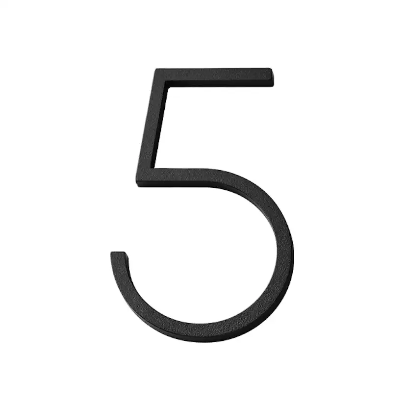 Husnummer Habo Selection Contemporary Små Svart