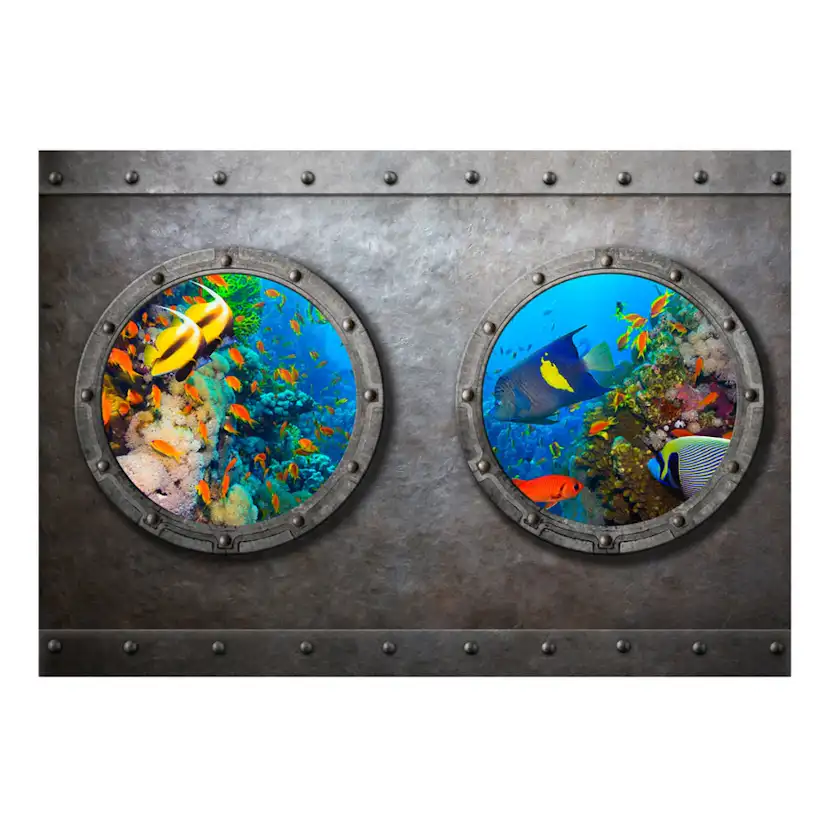 Fototapet Arkiio Självhäftande Window To The Underwater World
