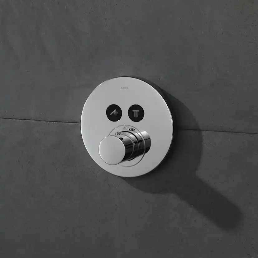 Inbyggnadsblandare Axor ShowerSelect Rund 2-utlopp