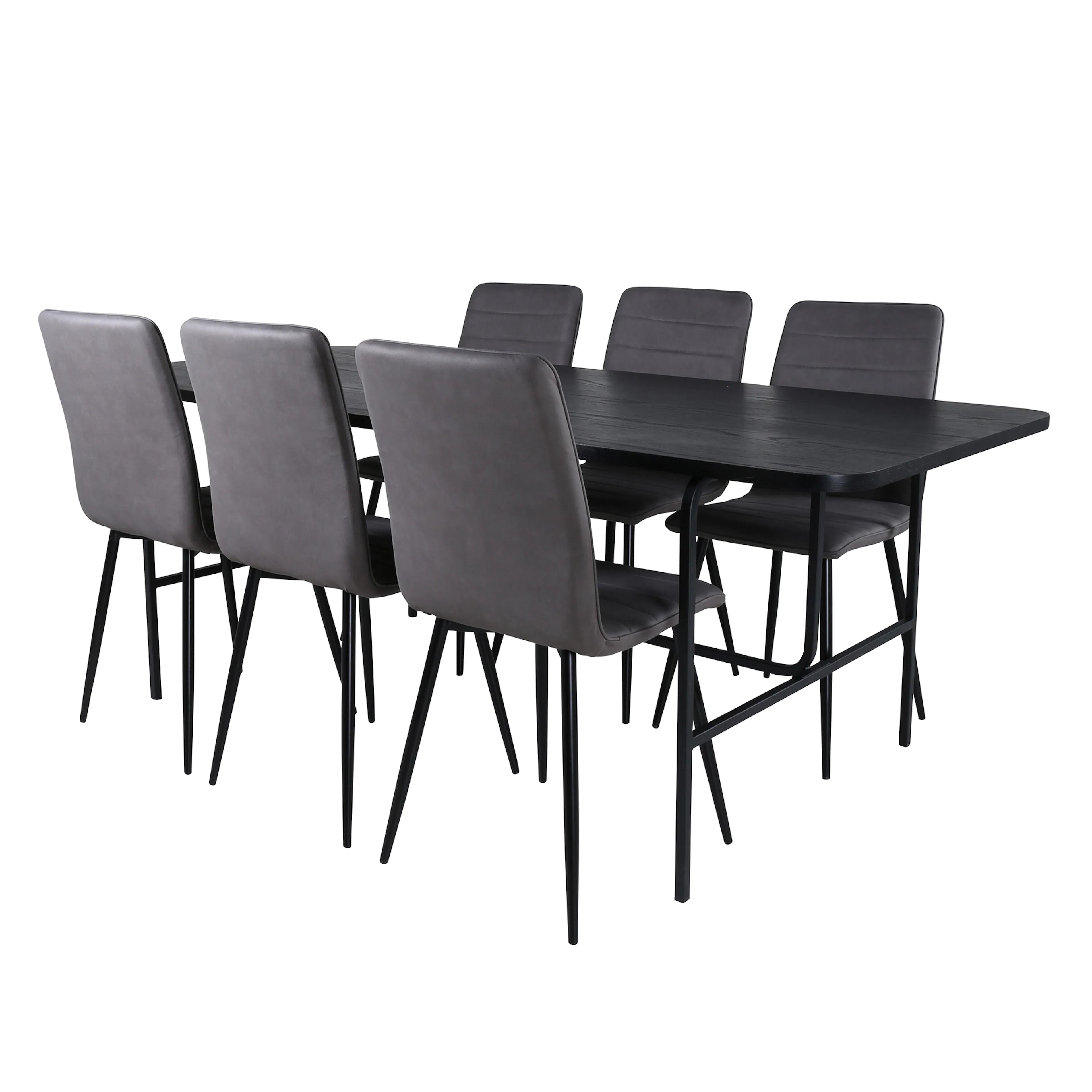 Matgrupp Venture Home Chicago med 6 Walerina Stolar