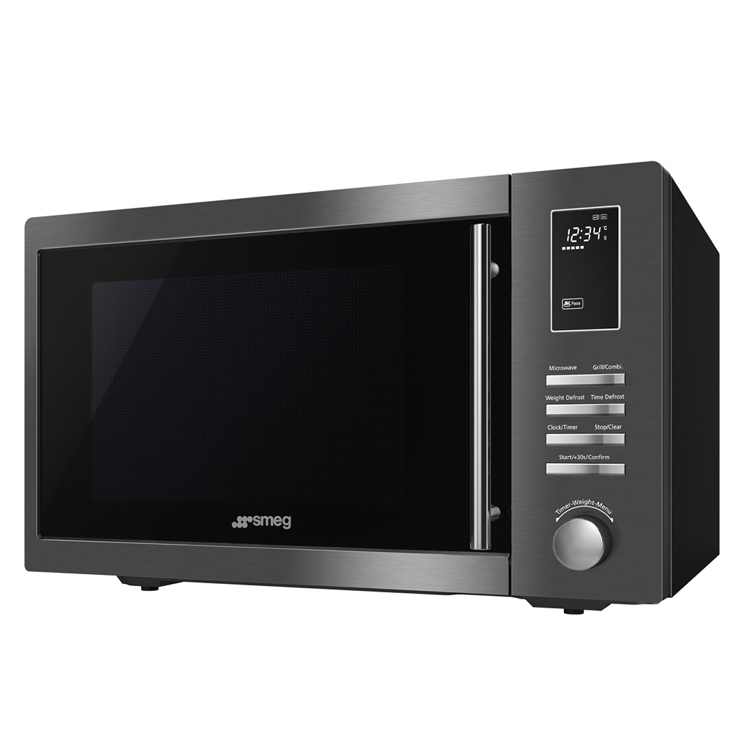 Mikrovågsugn Smeg MOE25B Fristående Micro med Grillfunktion