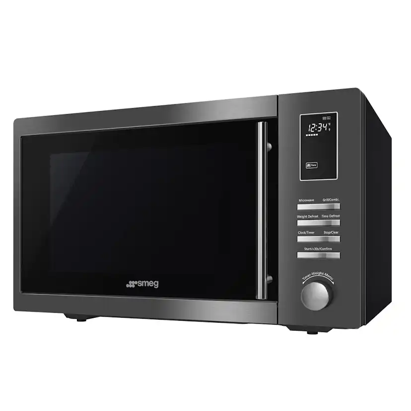 Mikrovågsugn Smeg MOE25B Fristående Micro med Grillfunktion