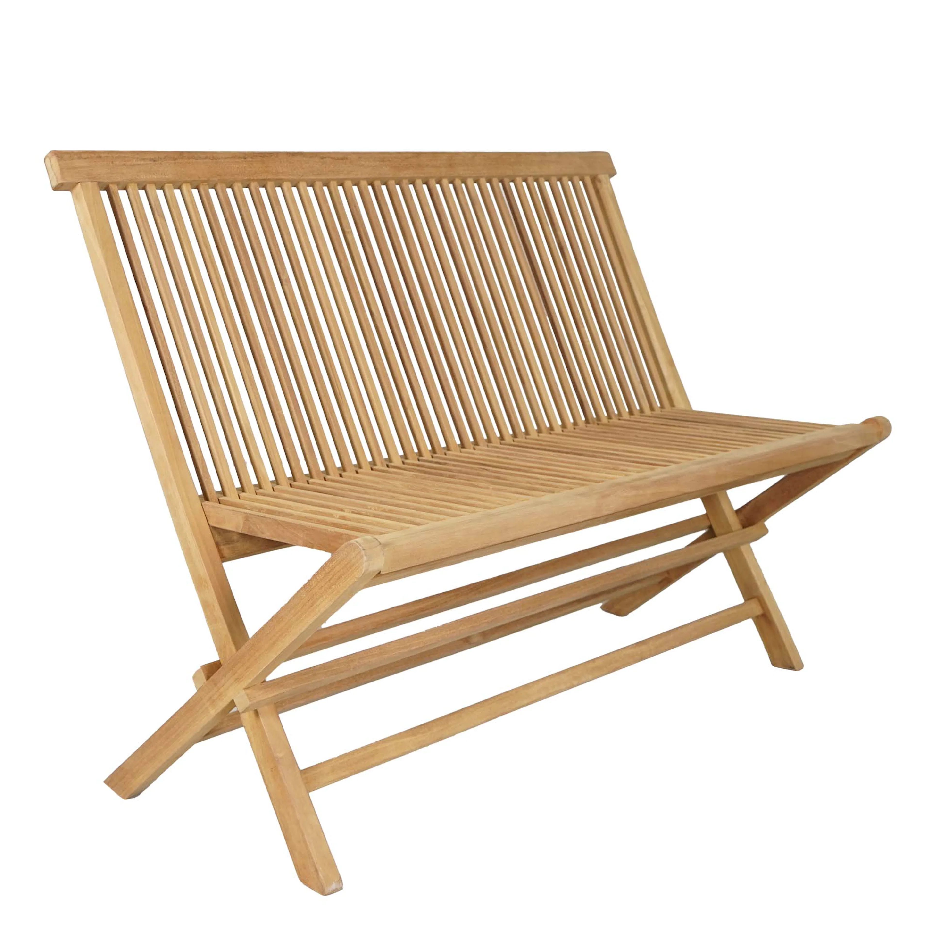 Trädgårdsbänk Baltic Garden Milano fällbar bänk 120 cm
