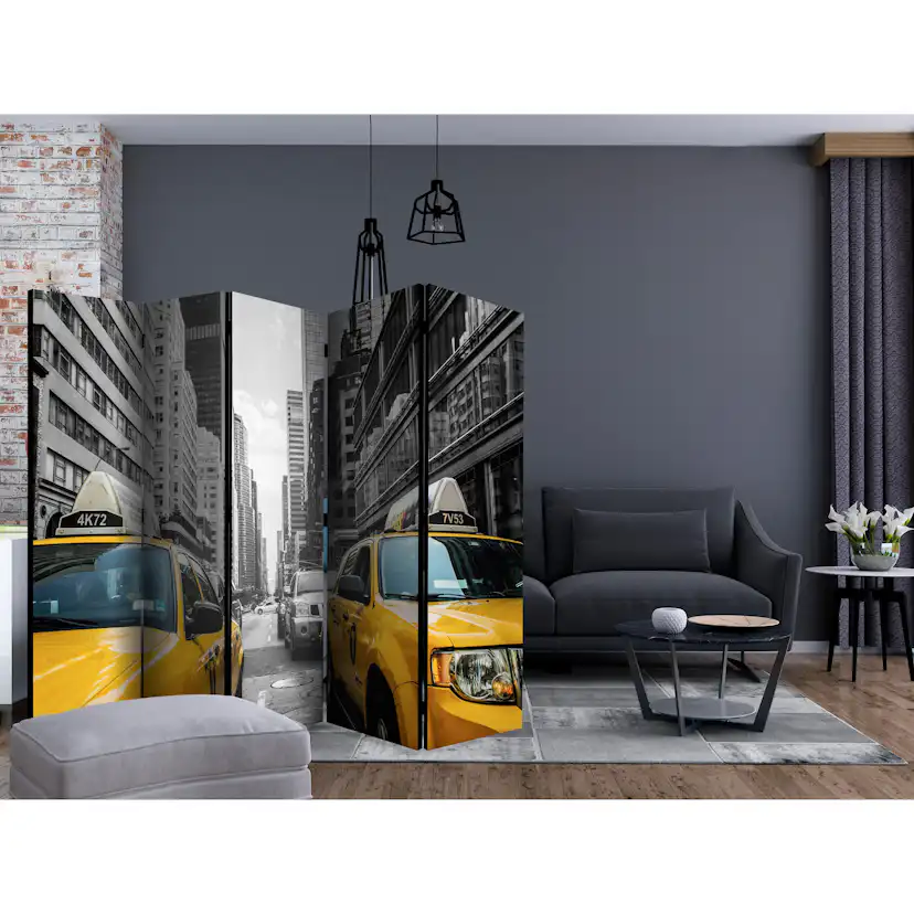 Rumsavdelare Arkiio New York Taxi II 225x172 cm